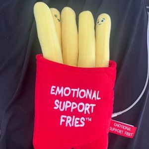 Emotional support fries toy